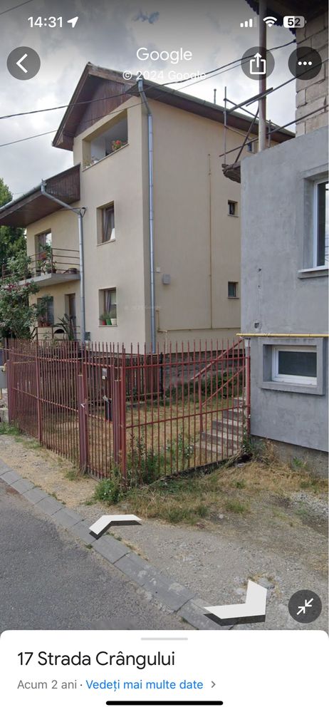 Vand apartament 2 camere Sutila=34 mp si curte proprie 9 mp.