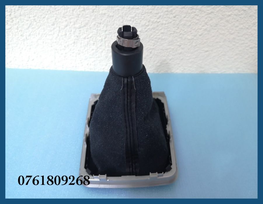 Manson schimbator + nuca PIELE + rama pentru VW Passat B7 CC 6 trepte