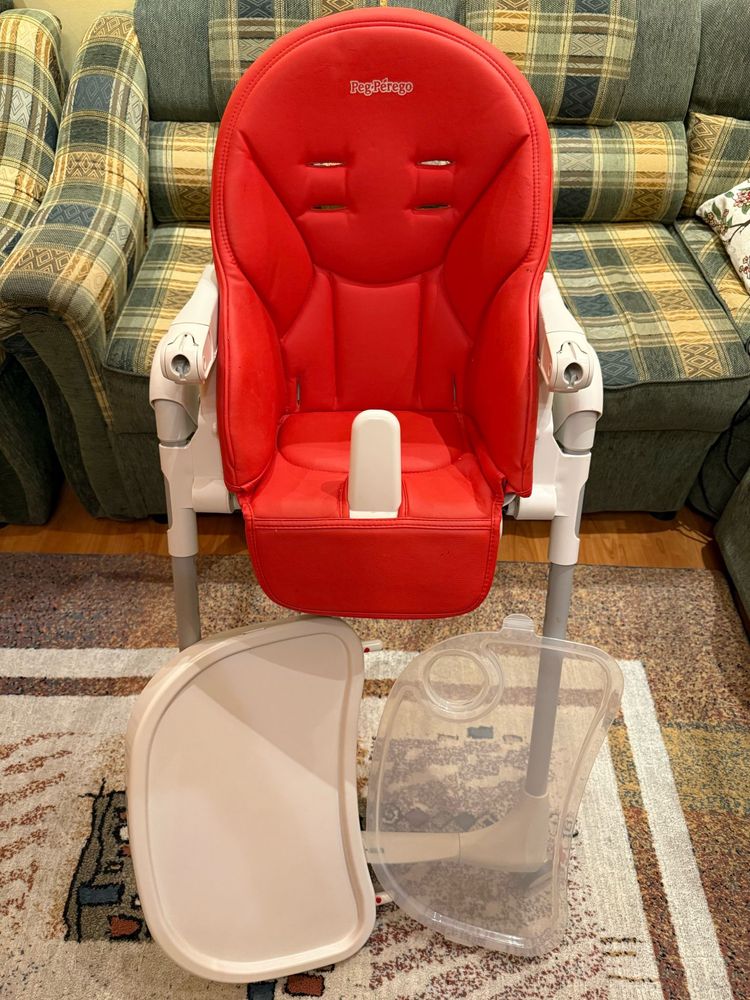 Scaun de masa Prima Pappa Zero, Peg Perego, Follow me Licorice