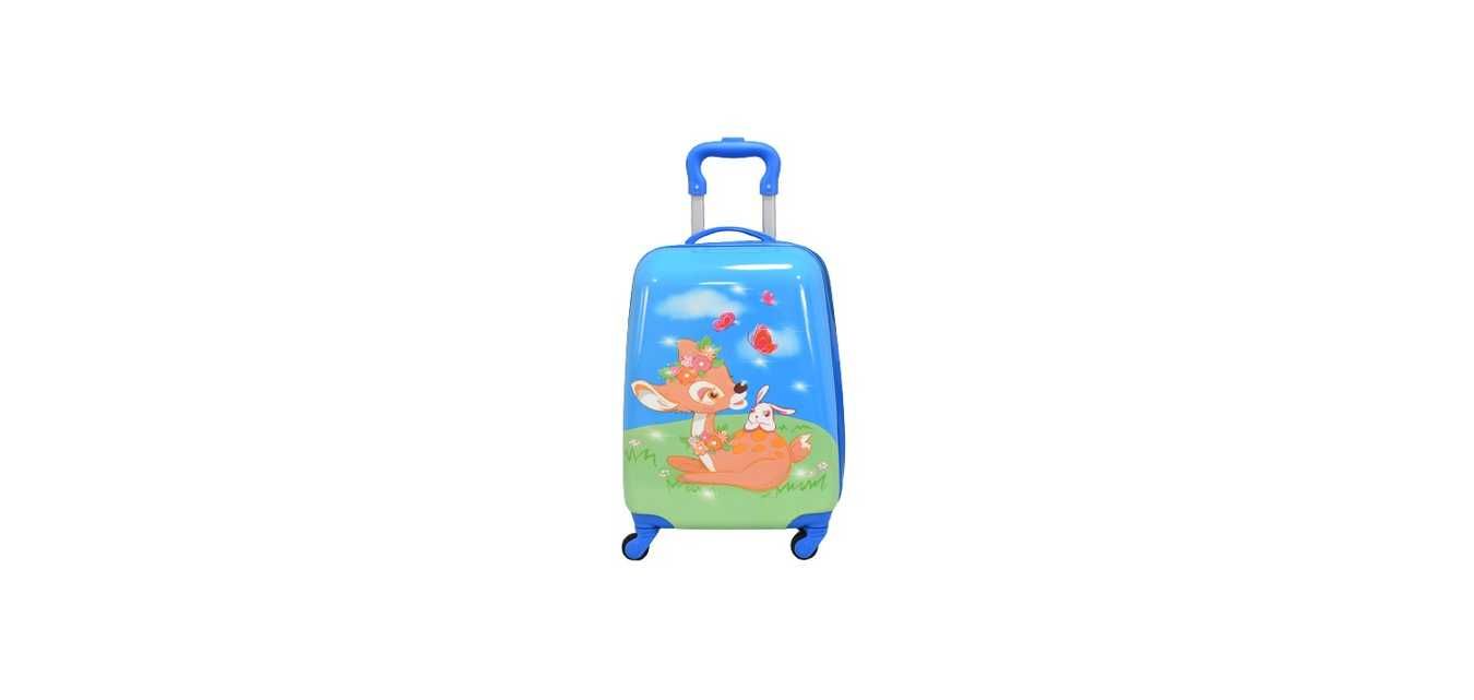 Детски куфар от поликарбон с различни детски картинки 31800