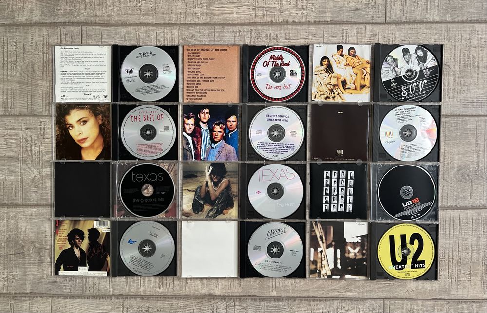Lot 4 cd-uri originale muzica diversa anii 80-90