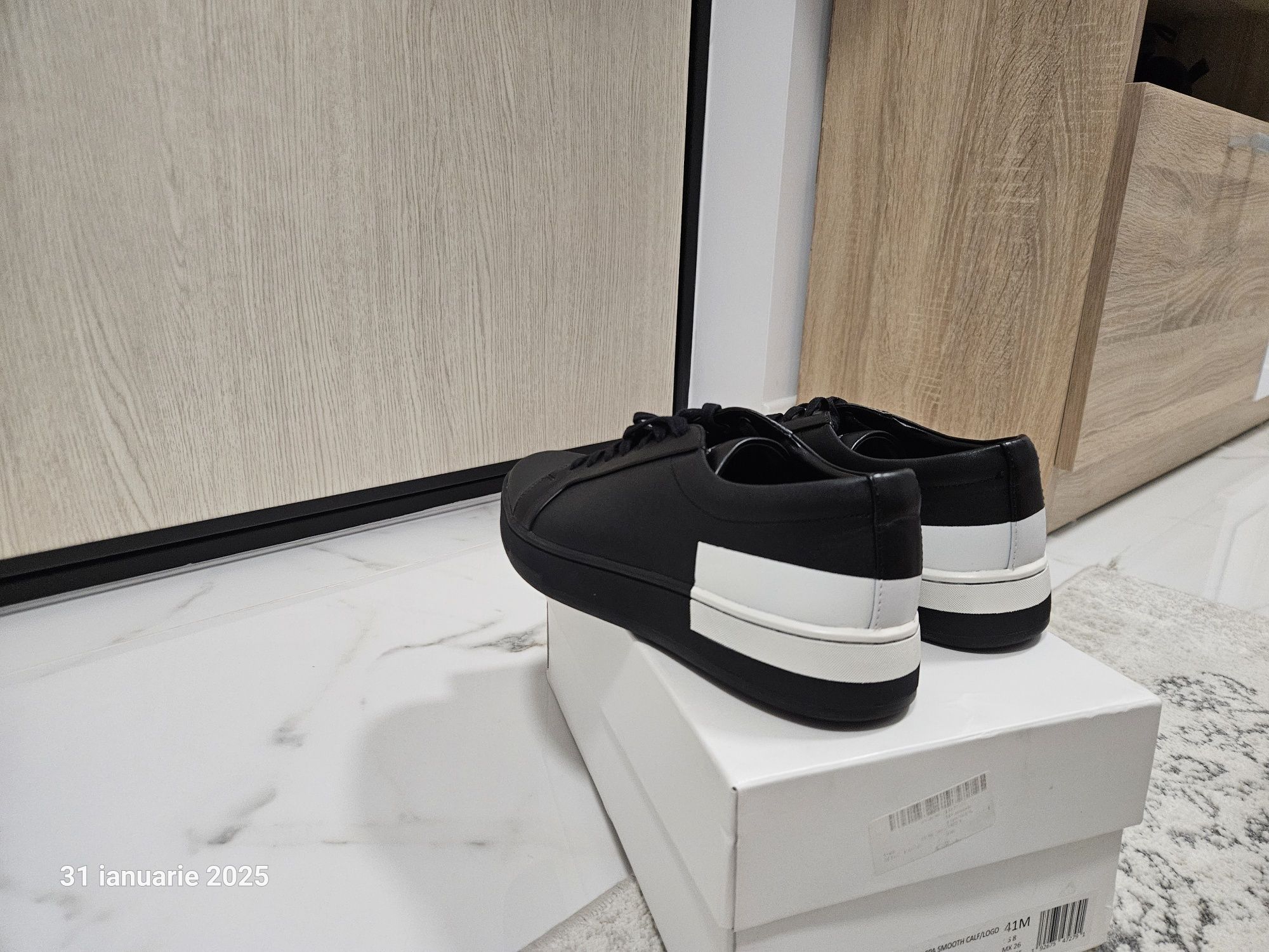 Tenisi pantofi adidasi sport adidasi incaltaminte Calvin Klein 41 Negr