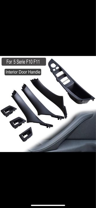 Maner interior sofer, BMW seria 5 F10,F11,F10, negru/bej/crem/oyster