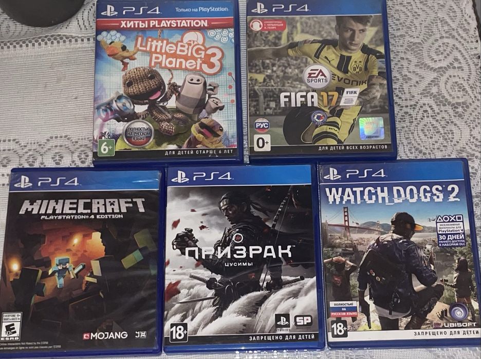 Продаю видеоигры на playstation4