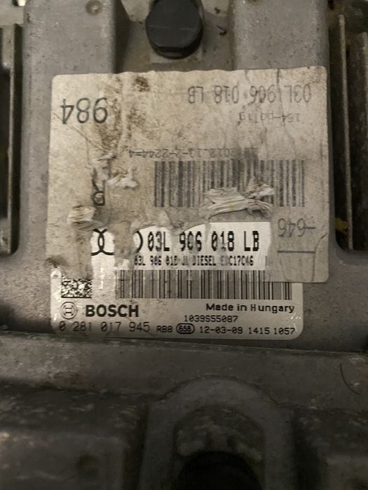 Компютър мотор ECU AUDI A4 A6 A5 Q5 за 2.0tdi след 2012г 03L906018