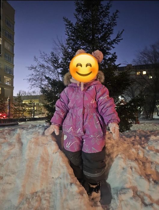 Комбинезон для девочки. Зима