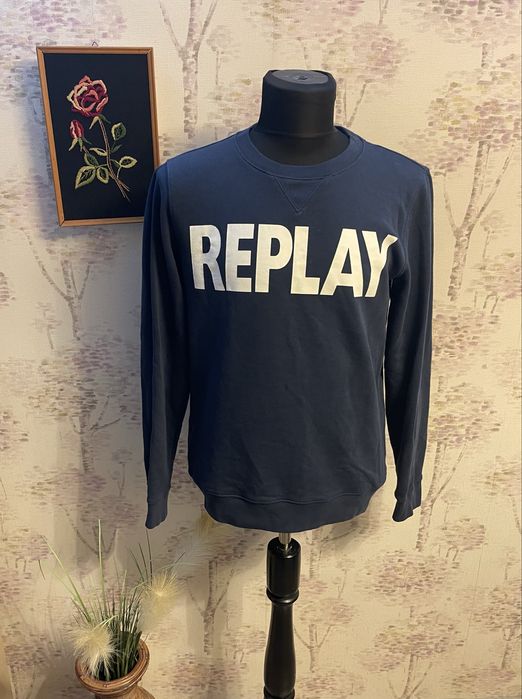 Bluza barbati casual Replay marimea L slim fit