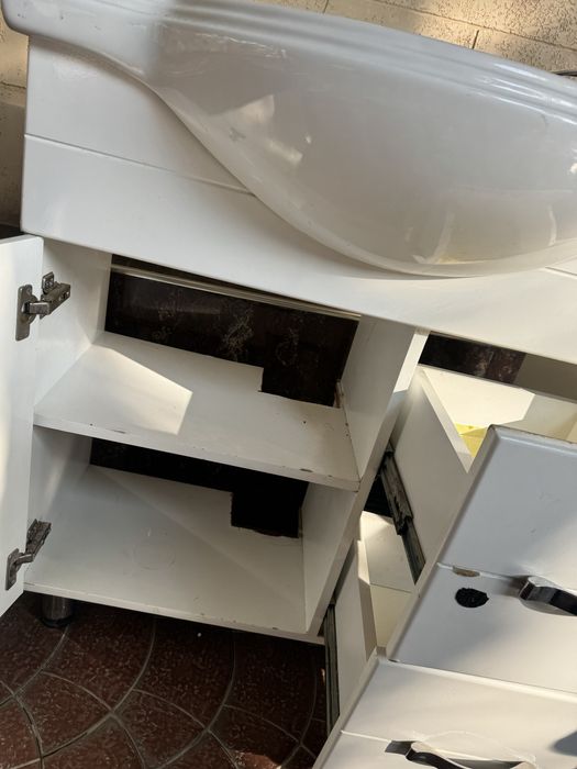 Раковина шкаф бу 80см