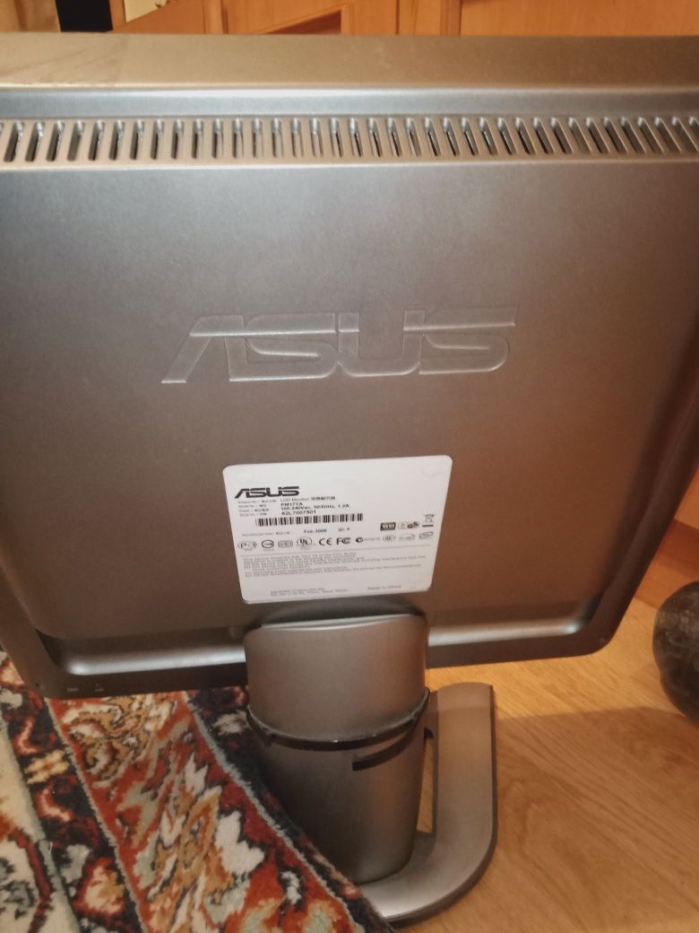 Monitor LCD 17'' inch ASUS PM17TA argintiiu  DVI VGA