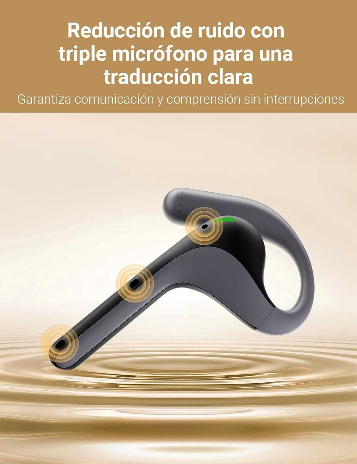 Căști Traducătoare W4 Pro Al – Traducere Simultantă Bidirecțională