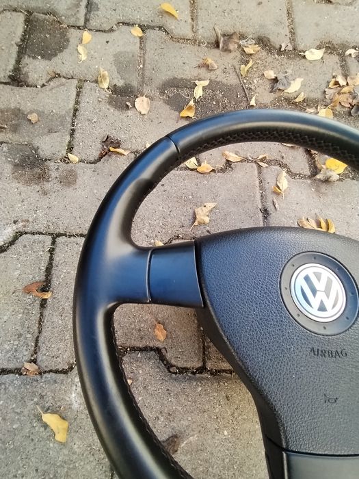 Volan piele sport vw passat B6 golf 5 touran