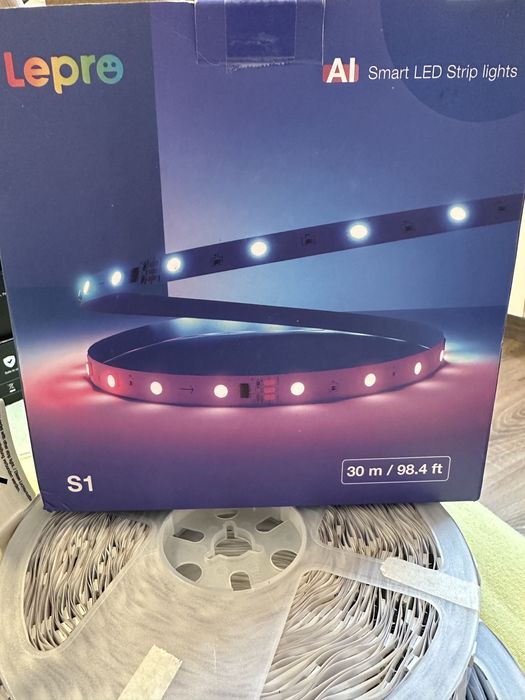 Лед лента, лед маркуч, коледни лампички