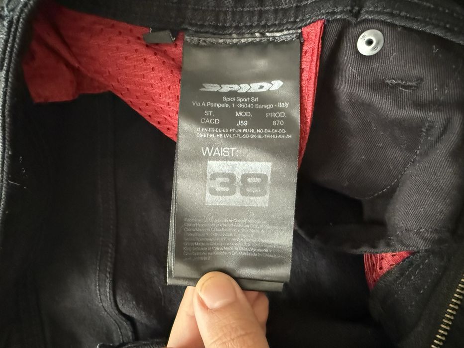 Blugi motocicletă Spidi J-Tracker Short Denim mărime 38