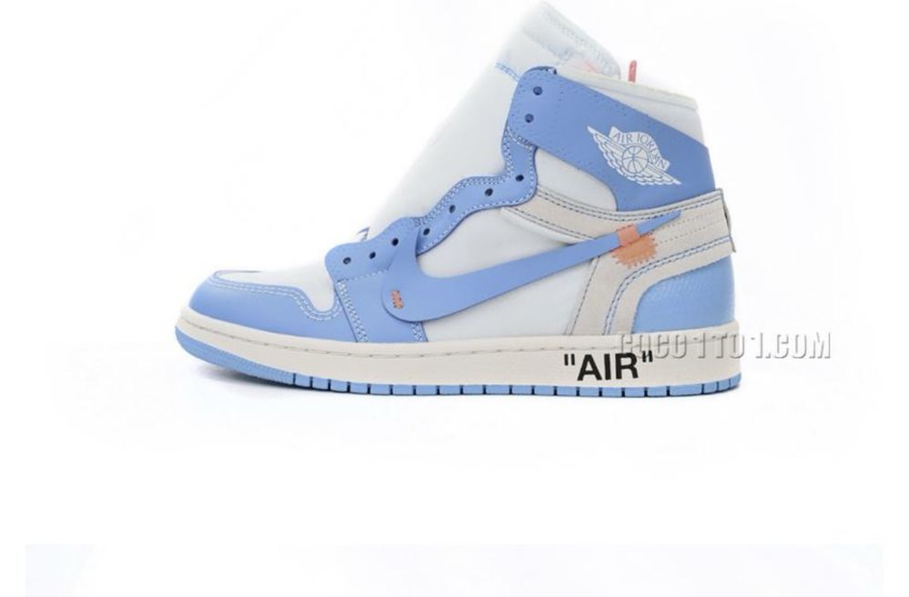 Air Jordan 1 Retro High Off-White University Blue