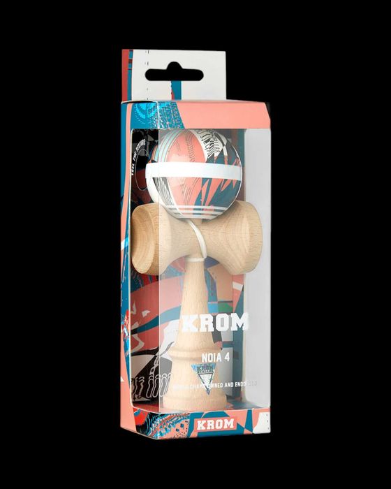 Kendama Krom NOIA (4-5) - base cup hole & sticky clear surface