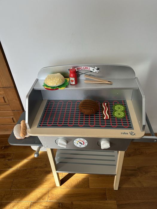 Дървено детско барбекю / грил