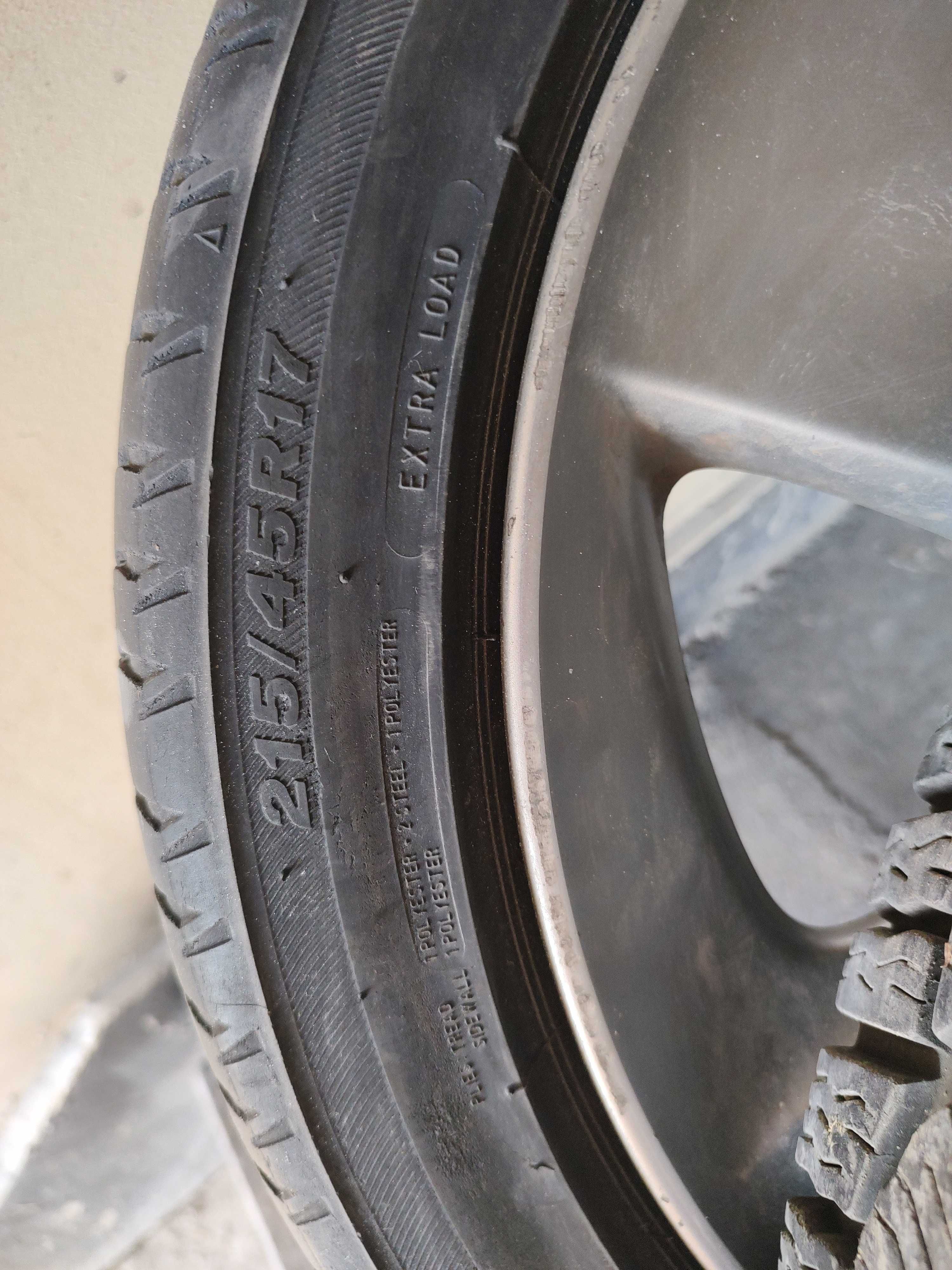 Джанти с гуми 17” цола 215/45/R17 Toyota Verso 17X7J50 Kormoran Dayton