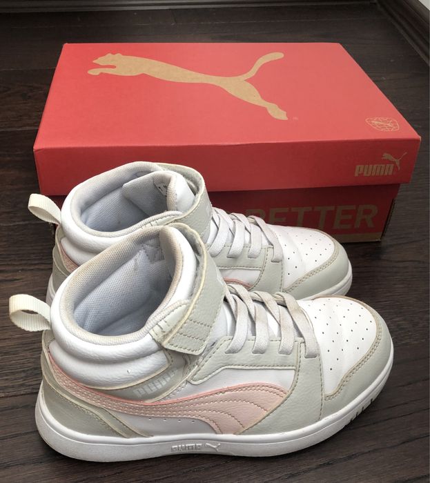 Детски високи маратонки PUMA Rebound V6 Mid номер 33