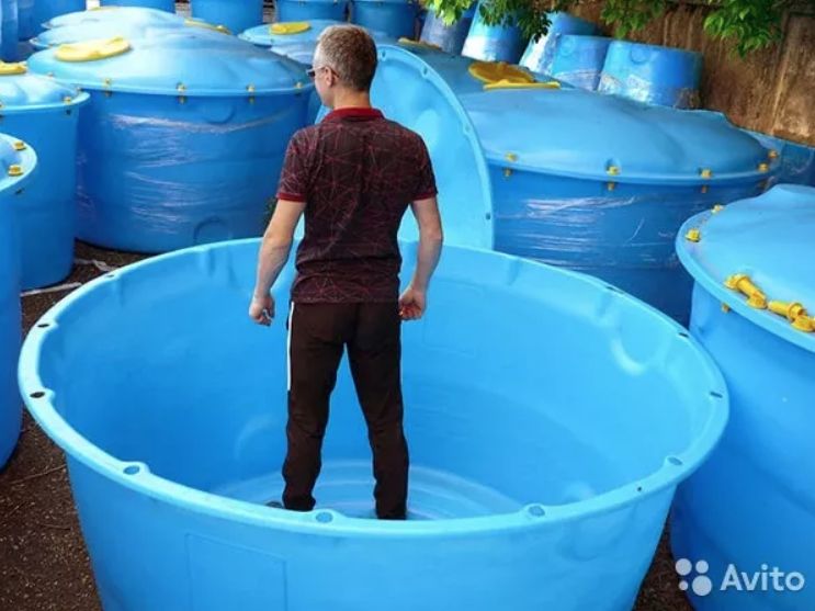 Емкость для воды Лепесток, бак, бочка 1000л