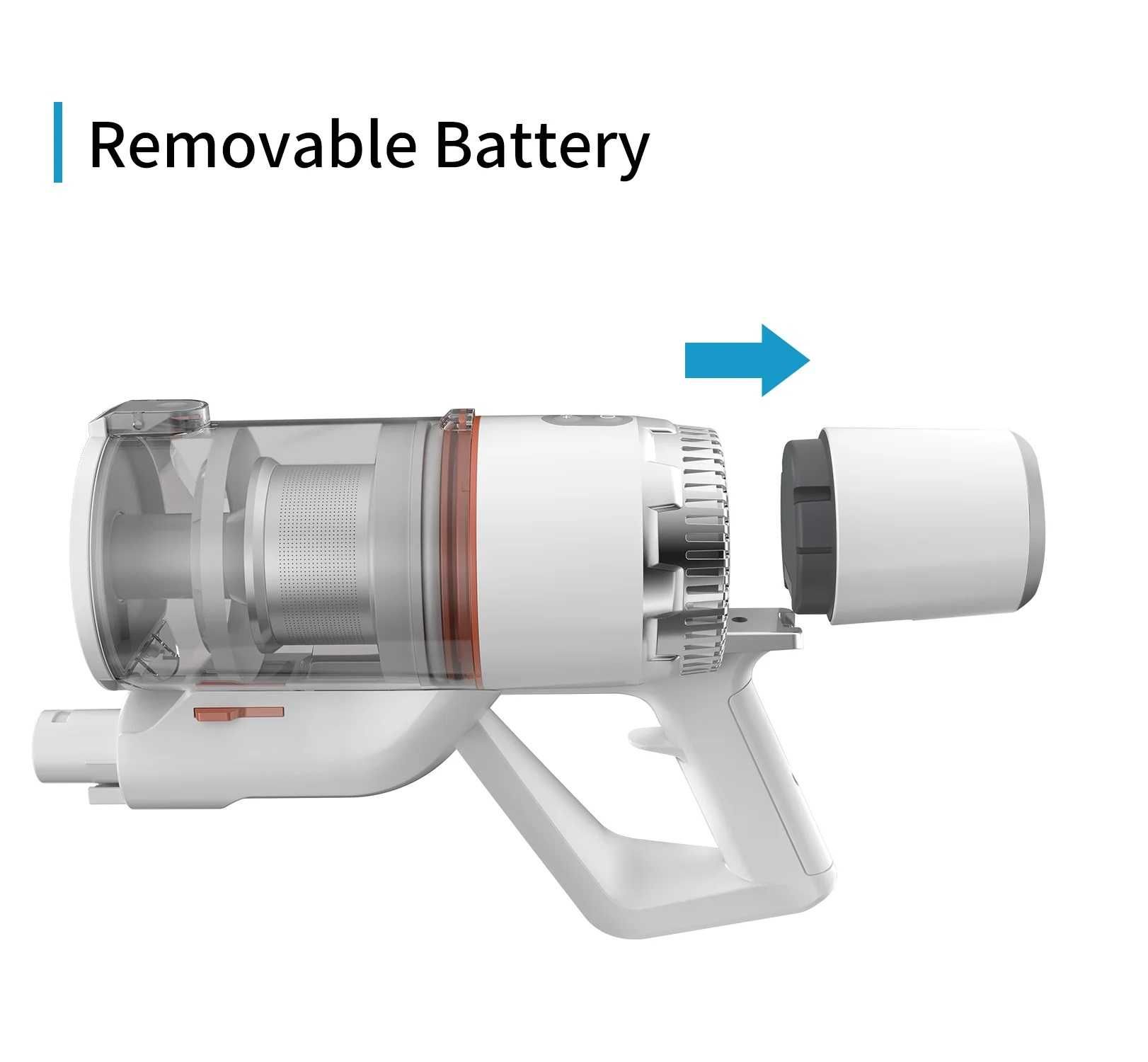 Вертикална прахосмукачка JASHEN S16E, 350 W мотор, 25,2V, НЕ РАБОТИ!