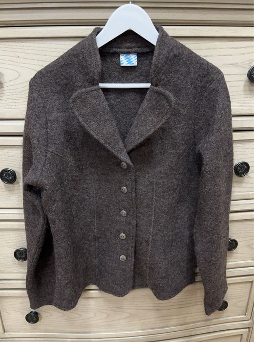 Cardigan tip jacheta lana Grobe, marime 40