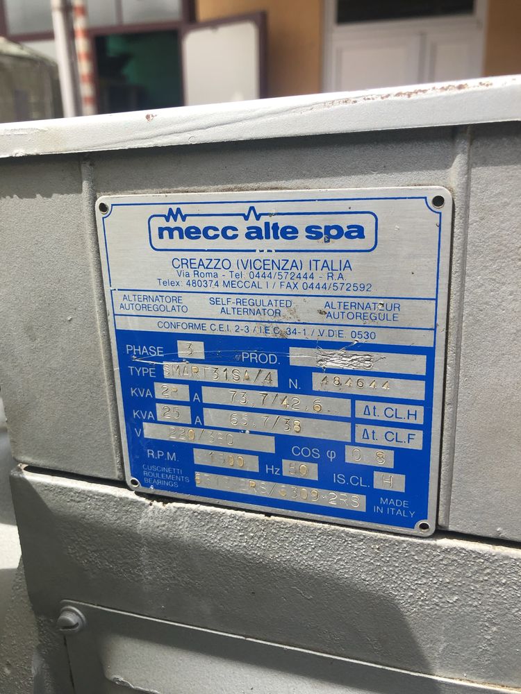 Generator curent 380