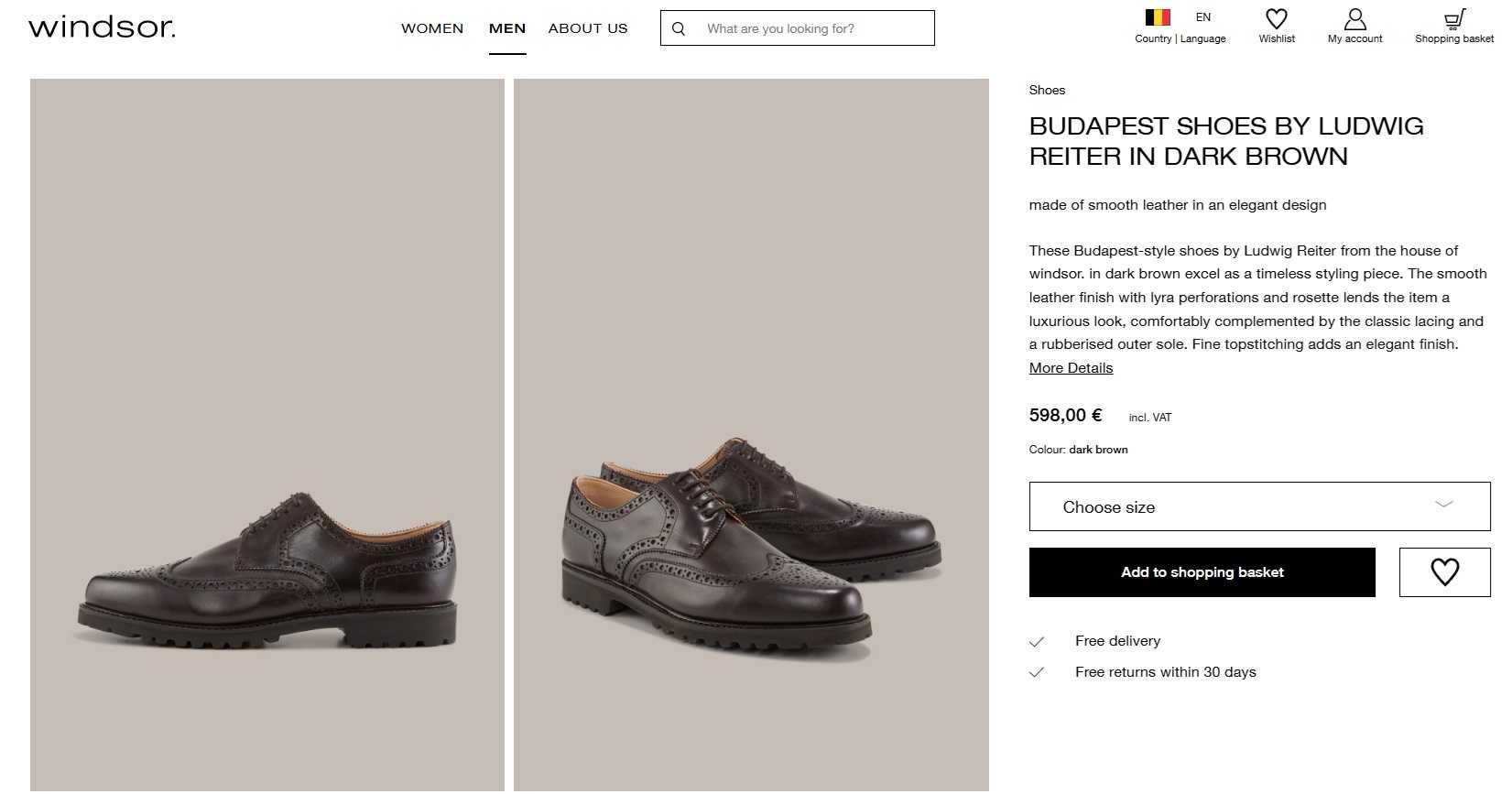 Pantofi oxford de lux 43.5 44 lucrati manual WINDSOR. piele naturala