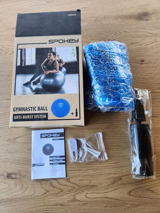 Minge fitness cu pompa Spokey