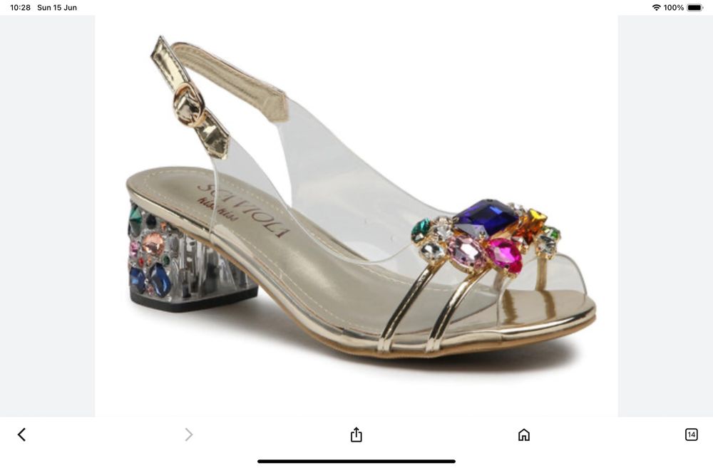 Дизайнерски, елегантни италиански обувки Sca'viola нови номер 38