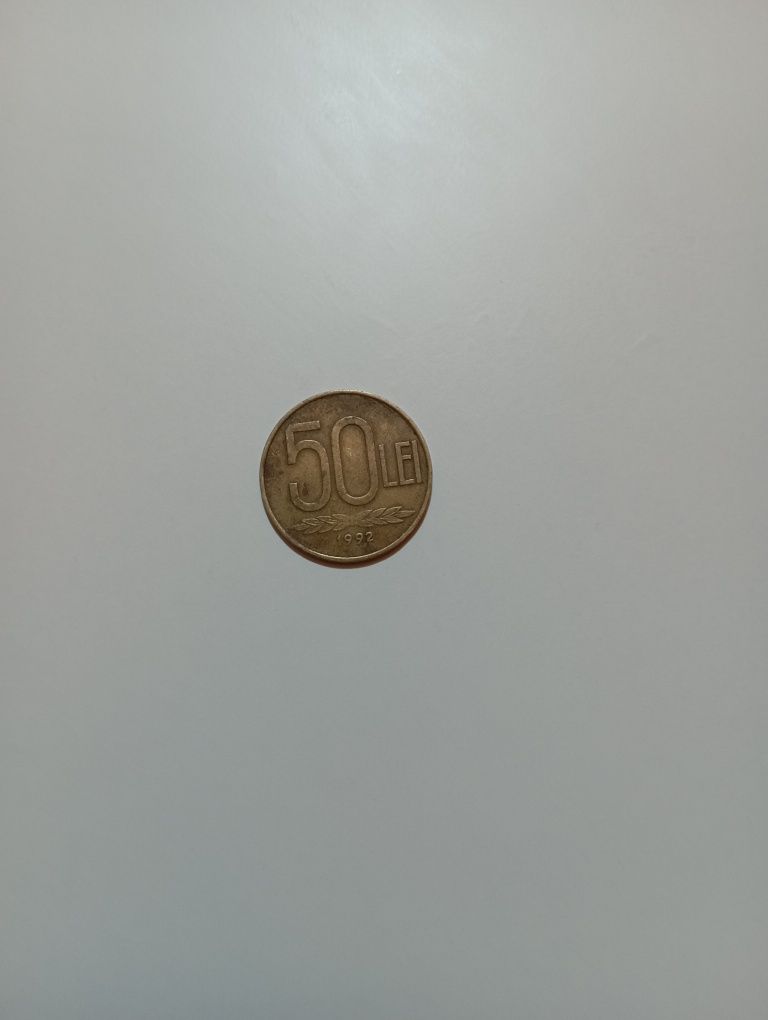Vand moneda de 50 de lei Alexandru Ioan Cuza din 1992