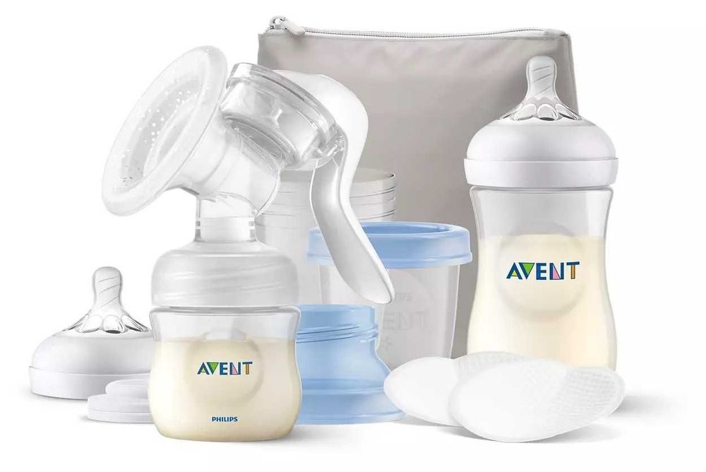 Set pentru alăptare cu pompă de sân manuală SCF430/16 Philips Avent