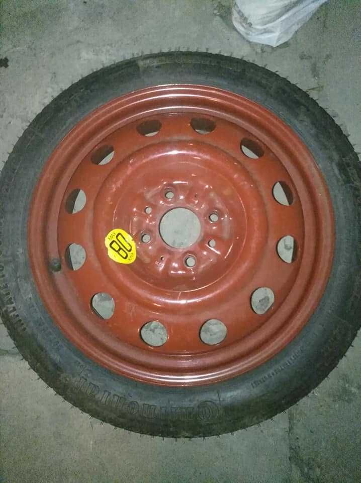 Fiat Alfa Romeo Lancia 4x98 патерица резервна джанта гума 115/70/15