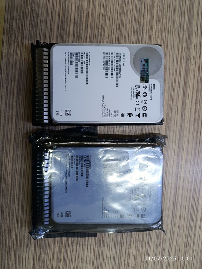 HPE 10Tb sas 7.2K