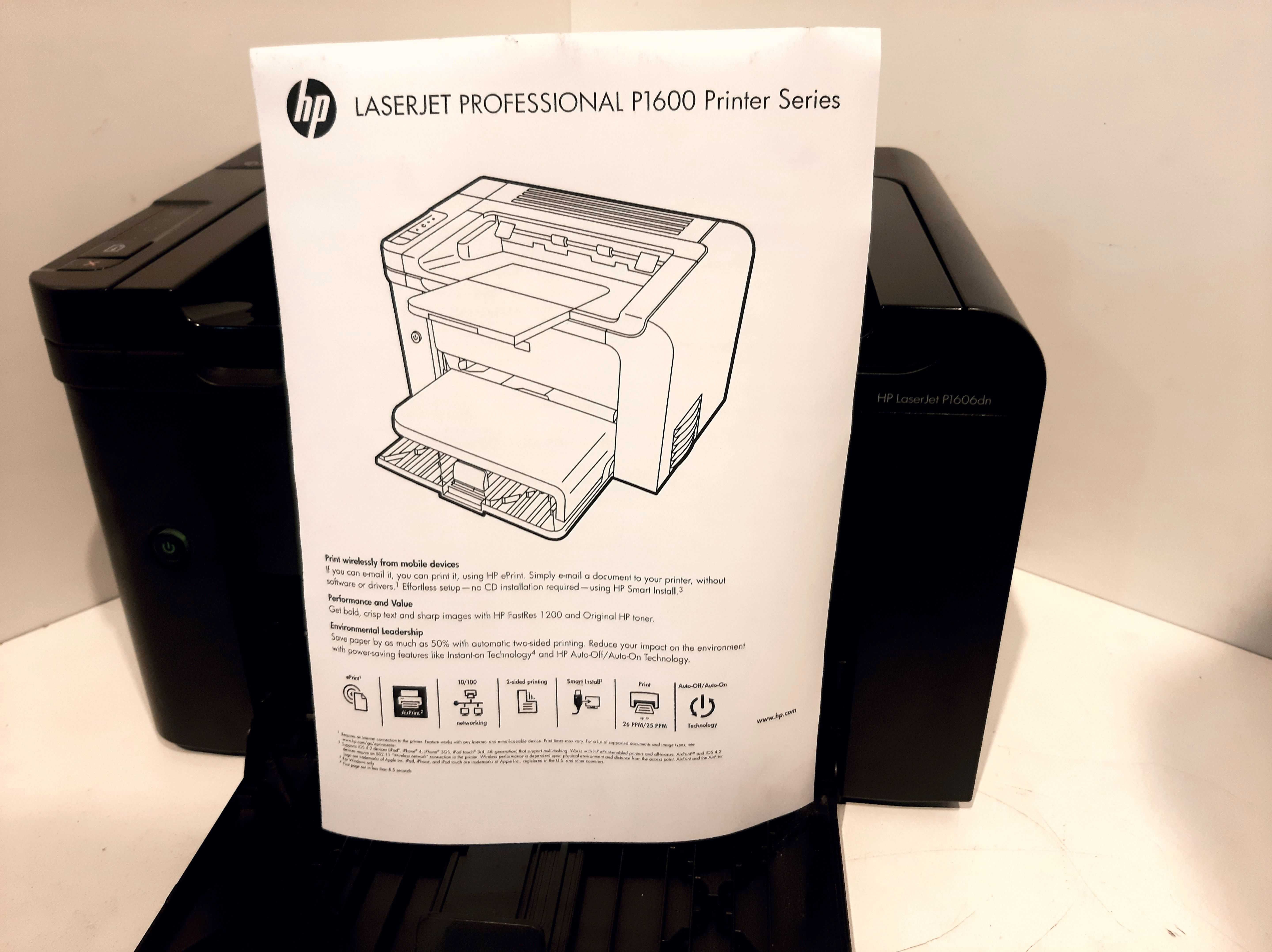 Принтер HP LaserJet Pro P1606dn, двухсторонняя печать