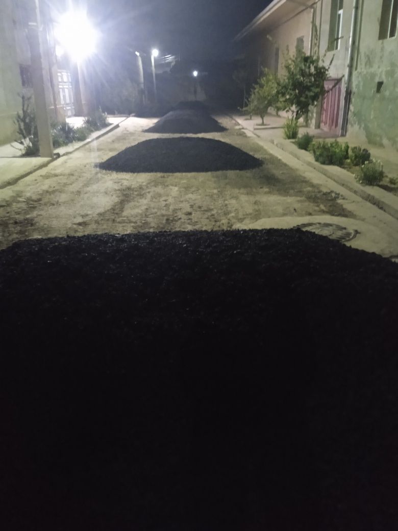 Asfalt qirindisi yotqiramiz arzon narxlarda