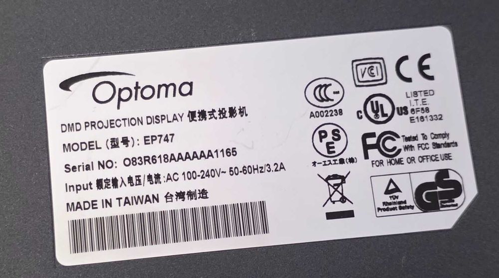 Videoproiector Optoma EP747 - import Germania