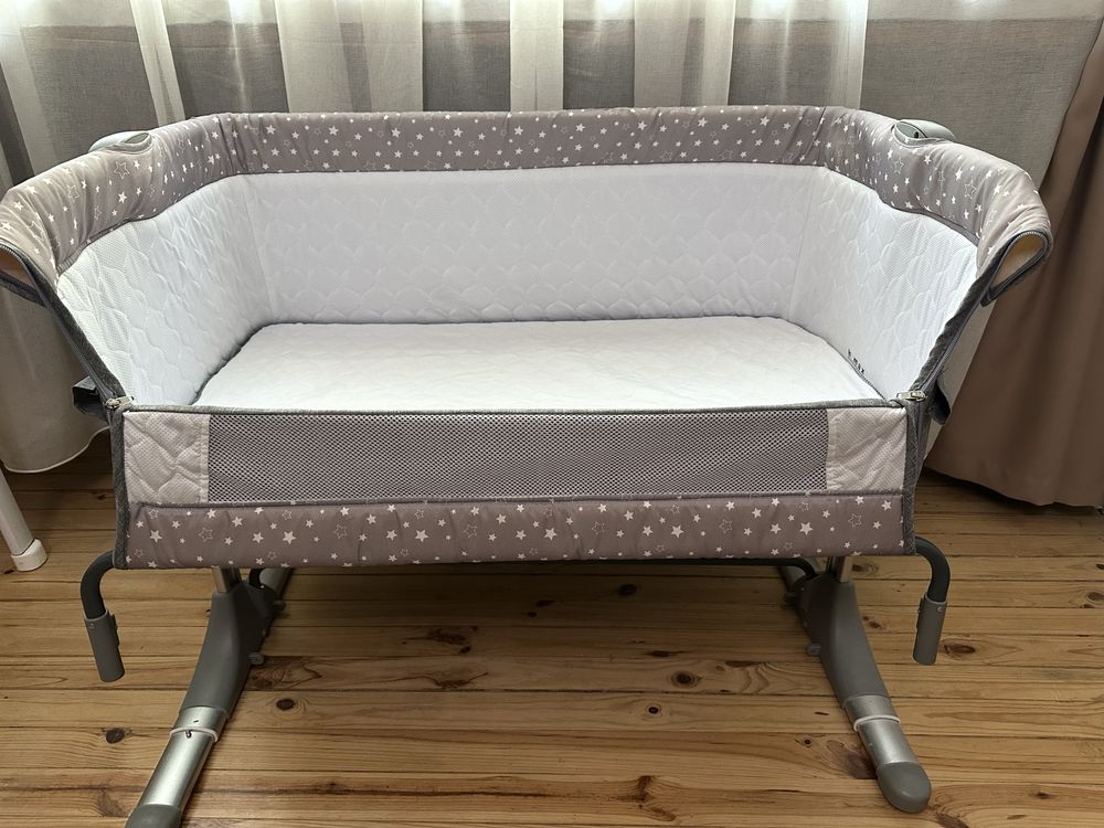 Бебешко легло-люлка Lorelli Sleep'N'Care , сиво слон
