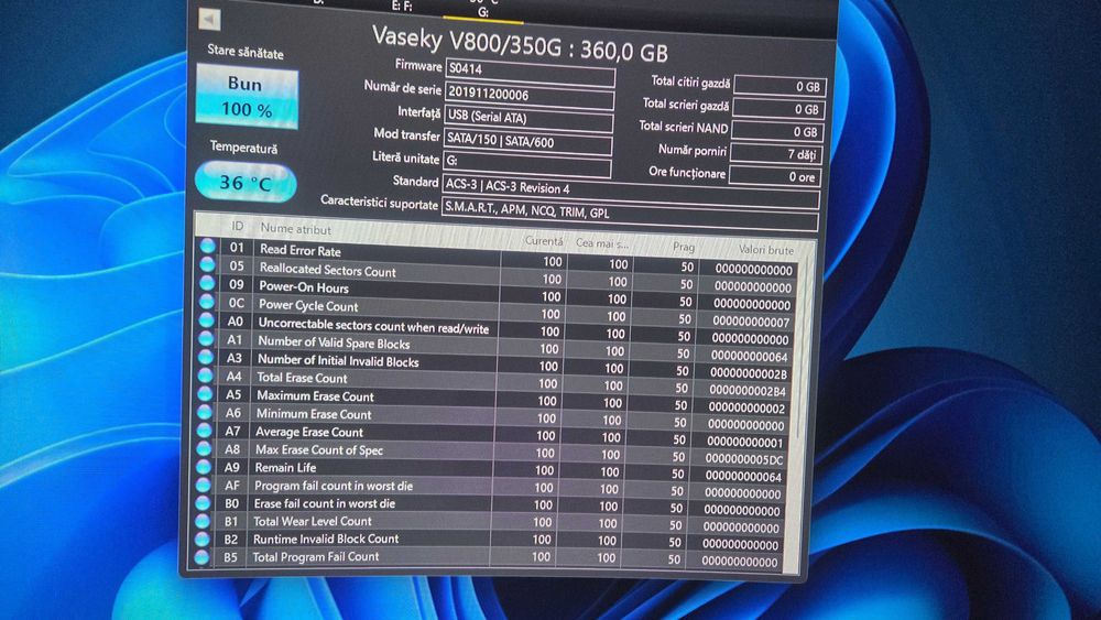 SSD Vaseky V800 / 350 Gb