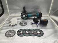 Polizor unghiular 48V, 125mm – Set complet cu accesorii