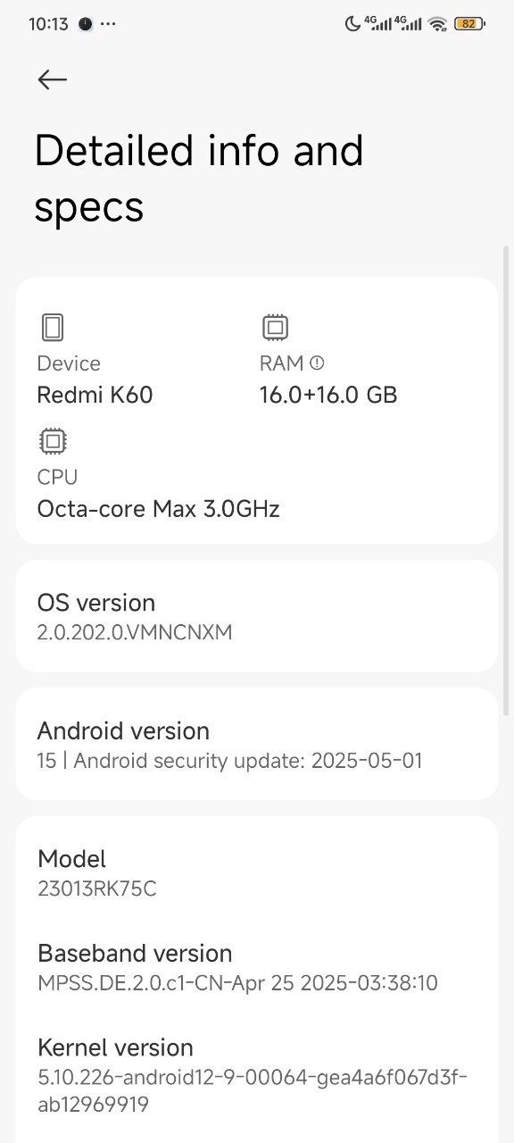 Redmi k60  Poco f5pro