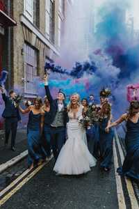Fumigene colorate pentru sedinte foto nunta
