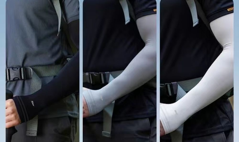 Нарукавники белые, чёрные, серые с вырезом и без