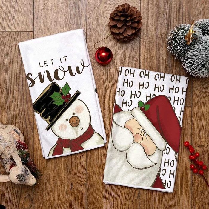 Set de 2 prosoape decorative Craciun, 40x60cm