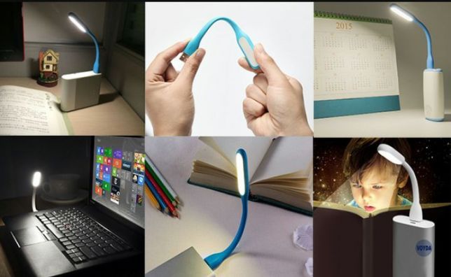 Преносима LED лампа за лаптоп, таблет, външна батерия- USB лампа