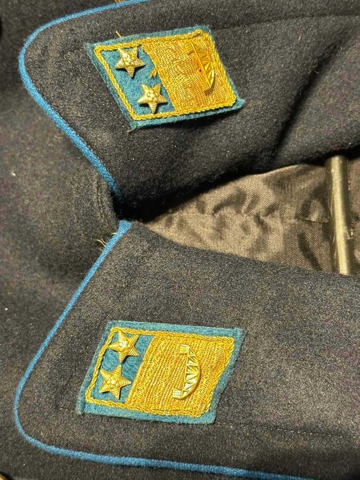 Нов Соц Шинел БДЖ с Фуражка 1977 година