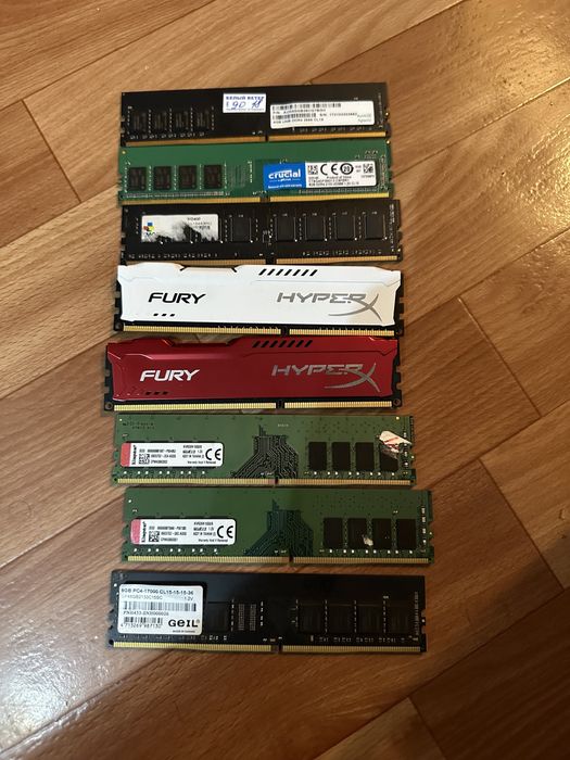 Оперативная память (ОЗУ)DDR 3 и DDR 4