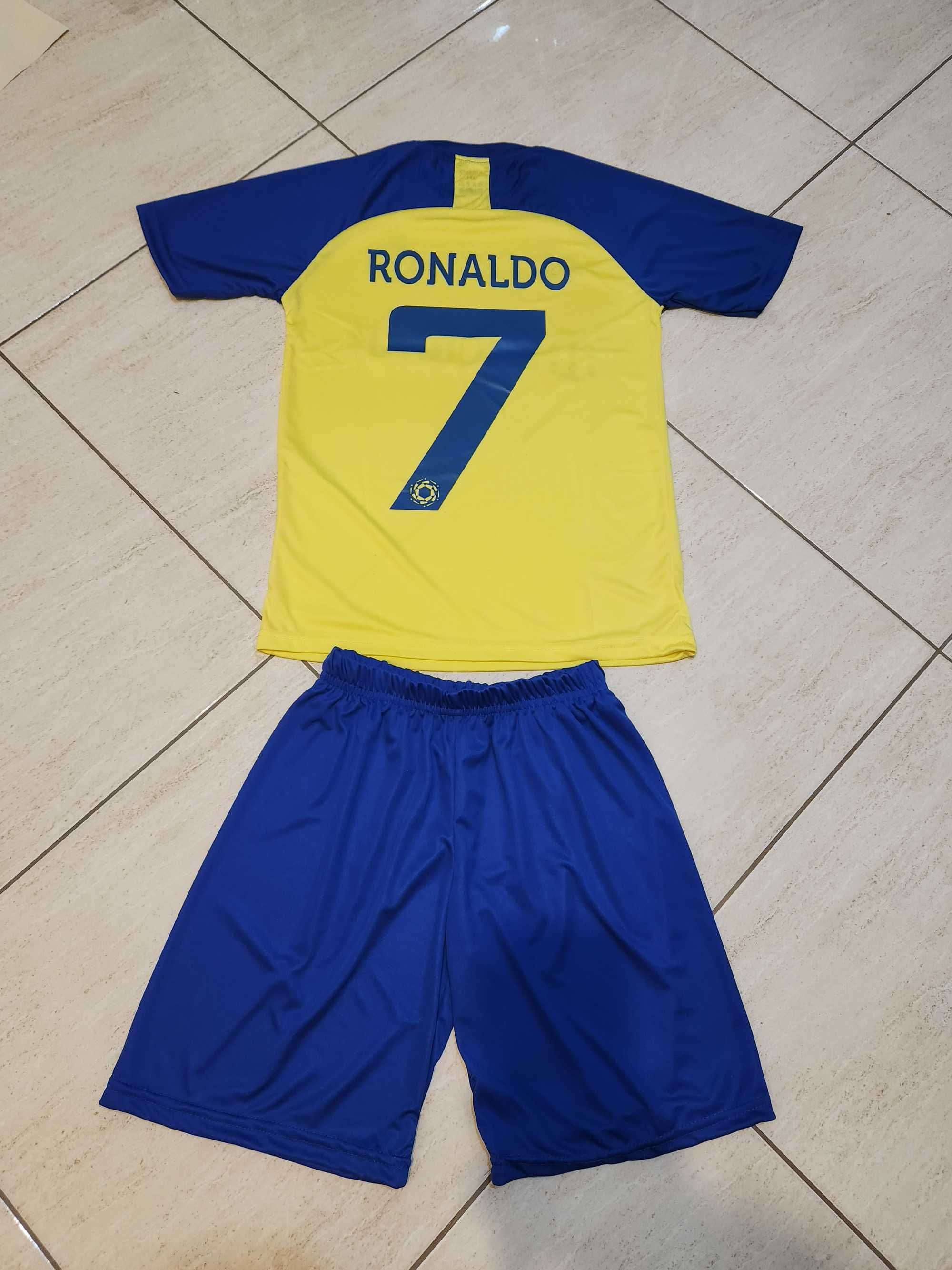 Роналдо синьо Ал Насър 2023 Екип + калци ново Ronaldo al Nassr