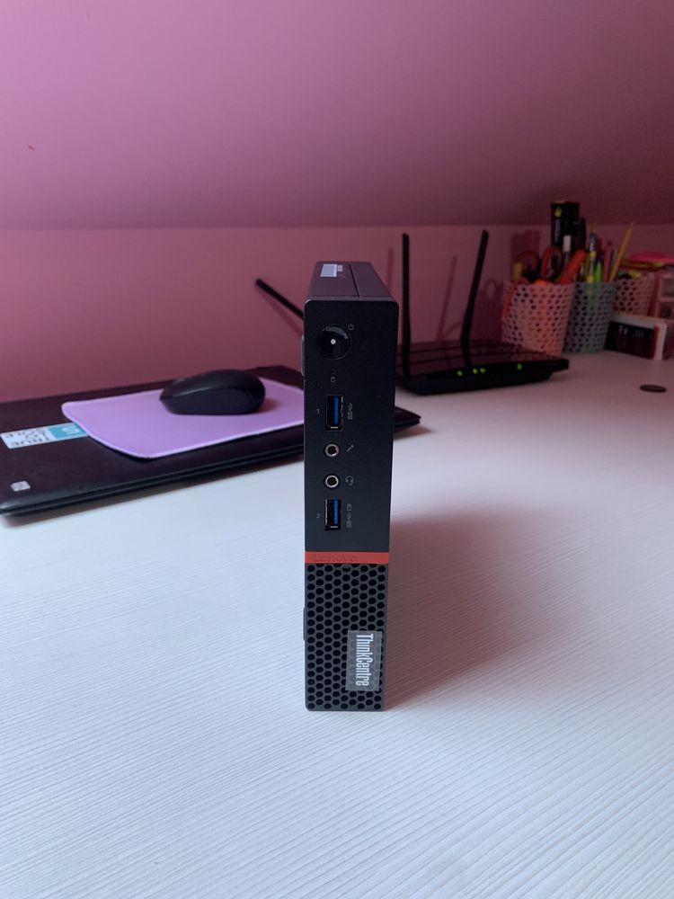 Mini PC Lenovo ThinkCentre M700, i5-6500, licenta win 10Pro,ssd,8gb ra