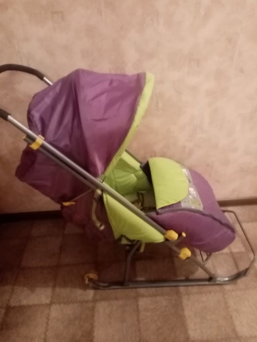 Санки-коляска ,,Тимка Люкс", Район ресторана Досуг, 2ой Павлодар.