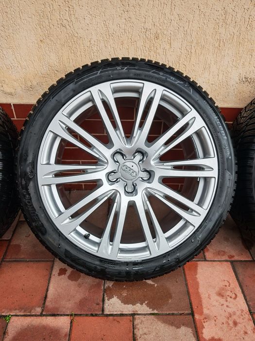 4 roti Audi A8 D4 jante+anv. Hankook Winter IceptEvo3 265 40 R20 IARNA